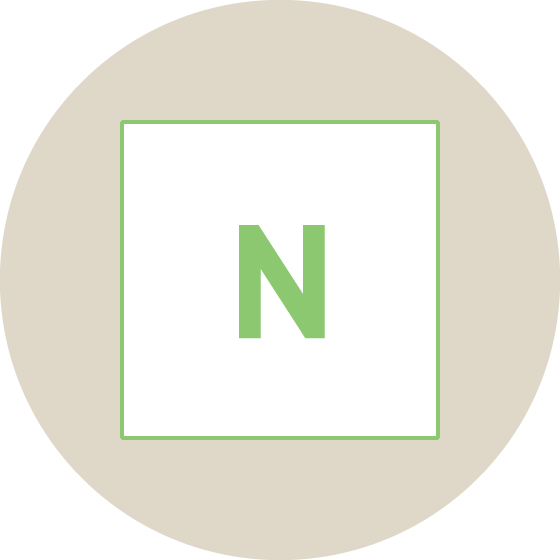 窒素(N)のイメージイラスト